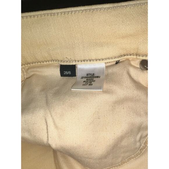 Veronica Beard Maera High-Rise Skinny Jeans - color mustard -size 29/6 - F18 - Picture 6 of 8